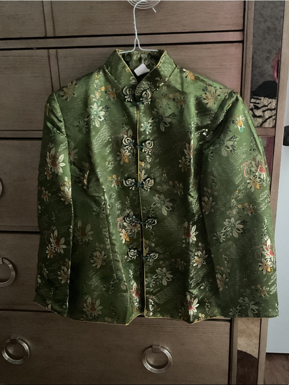 Green Floral Jacket